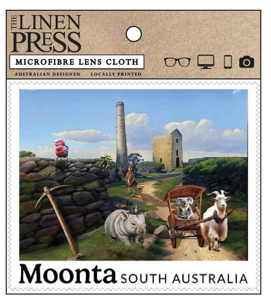 Lens Cloth Little Digger Wombat and friends Hughes Pumphouse Moonta South Australia