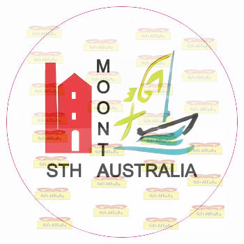 Moonta Logo Sticker Round