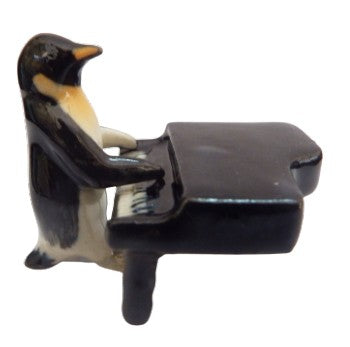 image Penguin playing Piano Miniature Figurine