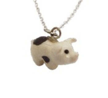 mini Pig Meow Girl Jewellery pendant