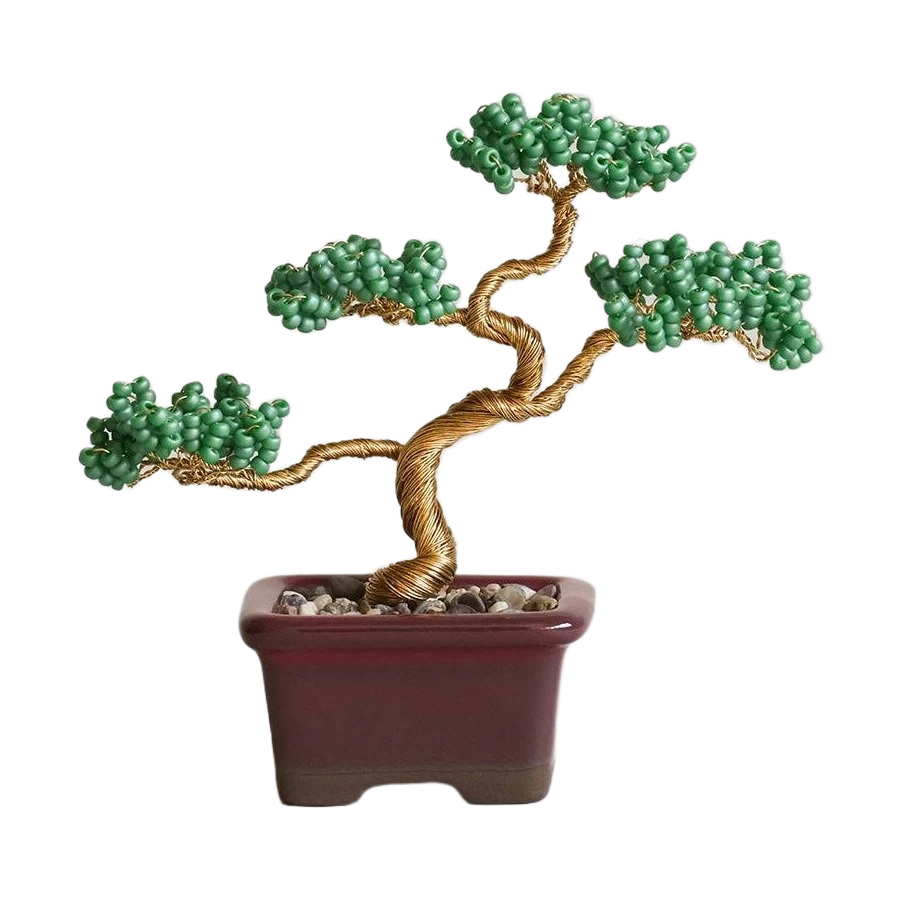 Nejitte Beaded Bonsai Pine seed Bead Craft Kits