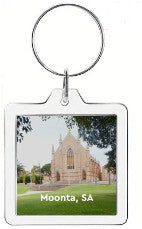 Souvenir Keyring Moonta  S.A church park