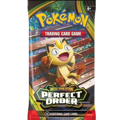 Pokémon Trading Card Game packaging with a Pokémon character on a colorful background
