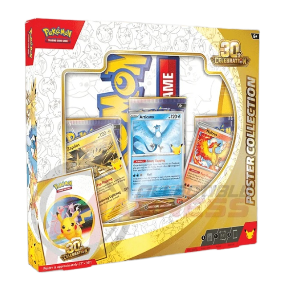 Pokemon TCG 30th Celebration Poster Box