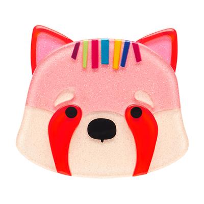 Rhonda the red Panda Kutopia erstwilder Brooch