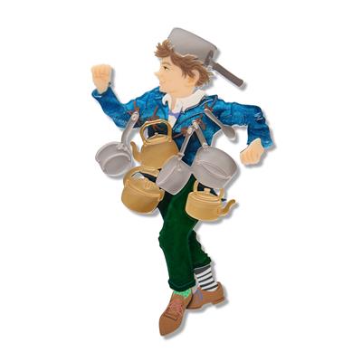 Saucepan Man Erstwilder Brooch