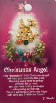 Christmas Guardian Angel Pin