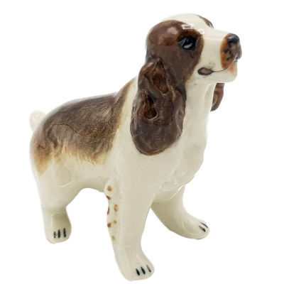 Spaniel Miniature Ceramic Figurine