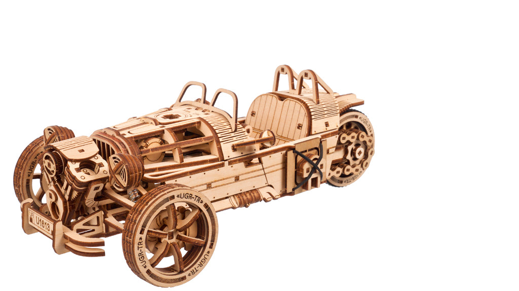 Ugears Three-wheeler UGR-S Model kit