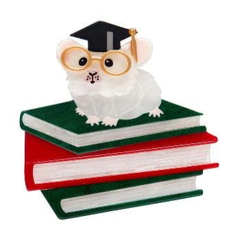 The Valedictorian Mouse Erstwilder Brooch