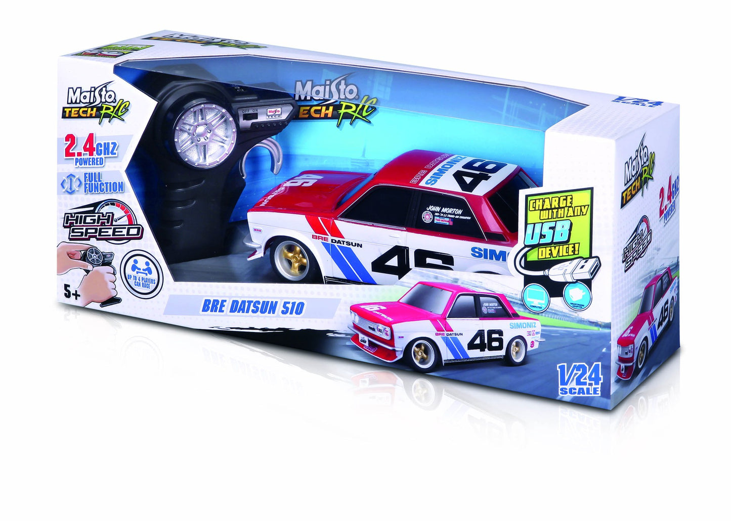 image Maisto Tech BRE Datson 510 1:24 scale