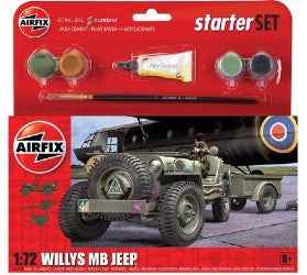 Airfix Starter Set Willys MB Jeep 1:72