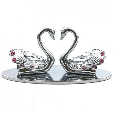 image Swan Pair silver love