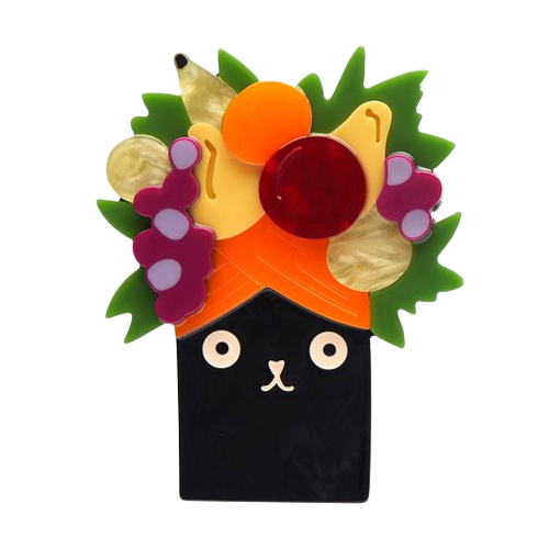 Catmen Miranda Erstwilder Brooch