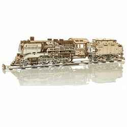 Wooden City Express With Tender with Rails