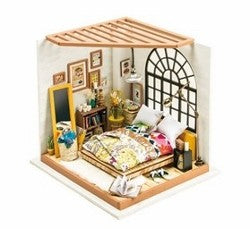 image Robotime Rolife Alices Dreamy Bedroom Miniature Room Diorama Kit