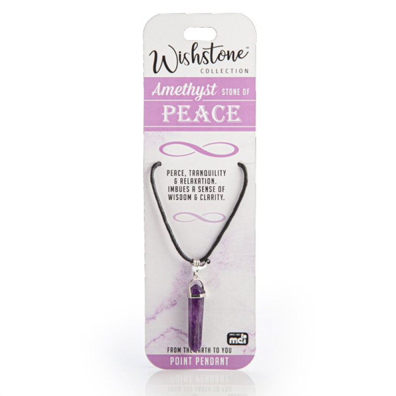 Amethyst point pendant Wish Stone