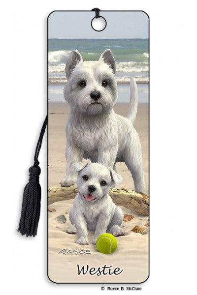 Artgame Westie 3D Bookmark