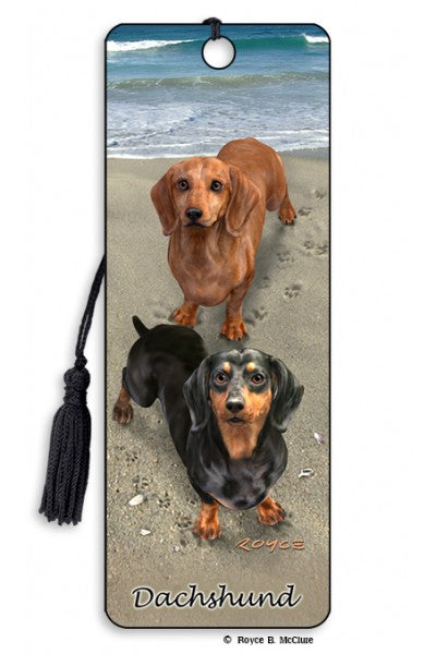 Artgame Dachshund 3d Bookmark