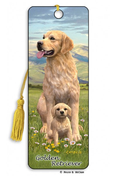 Artgame Golden Retriever Bookmark