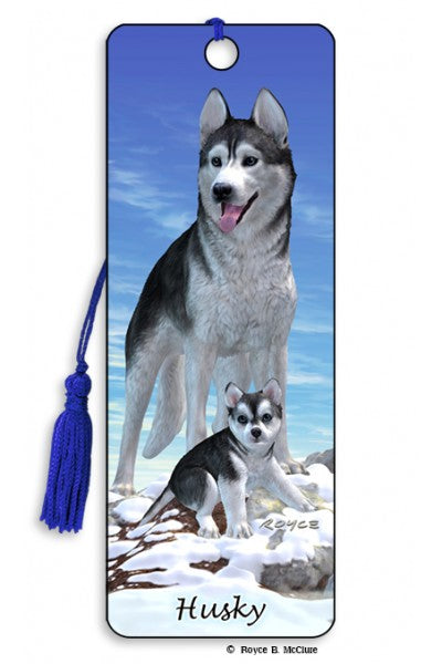 Artgame Husky 3D Bookmark