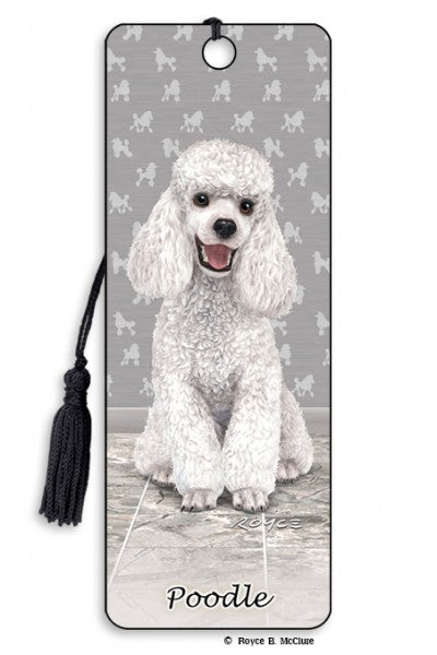 Artgame Poodle 3D Bookmark