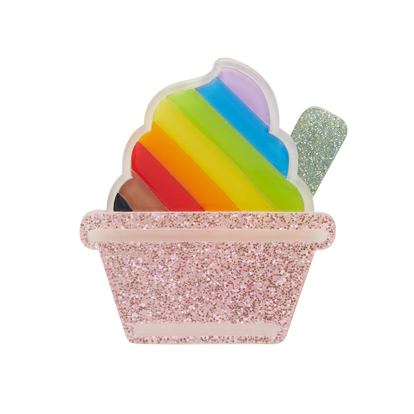 Ice Cream Acceptance Erstwilder Brooch