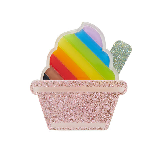 Ice Cream Acceptance Erstwilder Brooch
