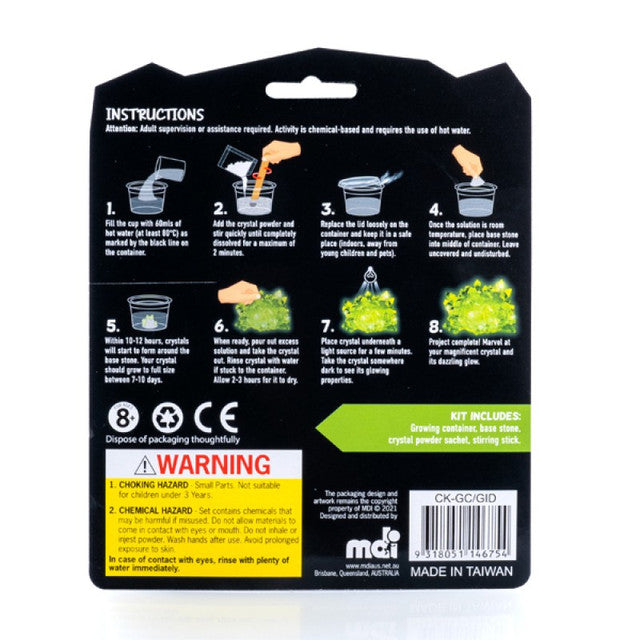 Glow in the Dark Grow Crystal Kit MDI