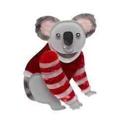 Comfy Christmas Koala Erstwilder Brooch