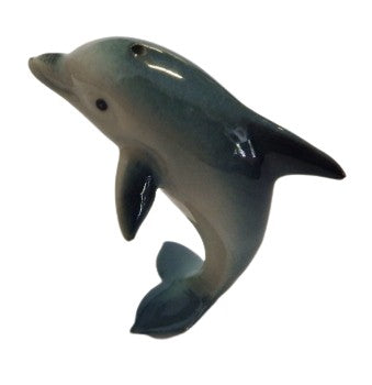 Dolphin Grey Ceramic miniature Porcelain Figurine