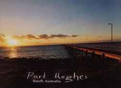 Post Card Sunset Port Hughes South Australia