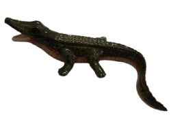 Crocodile Straight Ahead Ceramic Miniature figurine