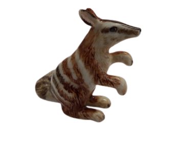 Numbat Sitting Ceramic Miniature Figurine