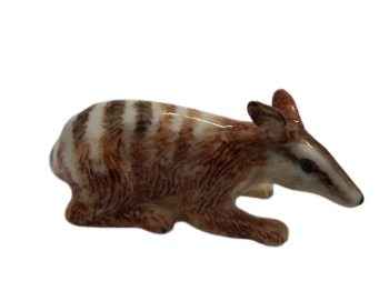 Numbat Laying Down Ceramic Miniature Figurine