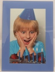 Versatile Magnetic Fridge Frame Light Blue