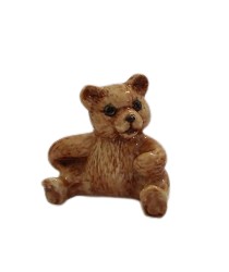 imager Teddy Bear  Arms out Ceramic Miniature porcelain Figurine