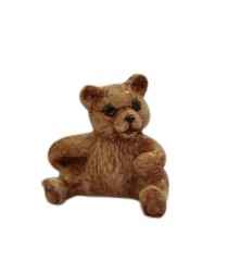 Teddy Bear Arms out Ceramic Miniature Figurine