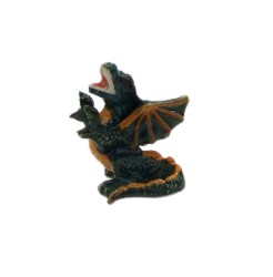 image Dragon Green Ceramic Miniature porcelain figurine