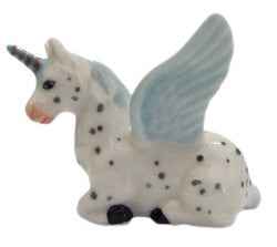 LGE Blue UniPeg Sitting porcelain Figurine