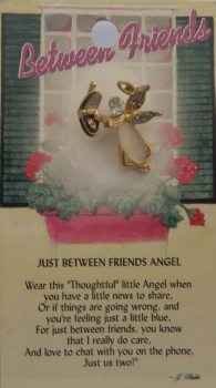 Just Between Friends Guardian Angel Pin