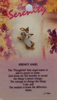 Serenity Guardian Angel Pins