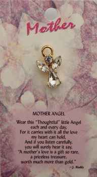 Mother Guardian Angel Pin