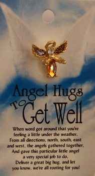 Angel Hugs to Get Well Guardian Angel