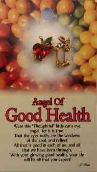 Guardian Angel of Good Health Pin