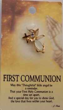 First Communion Guardian Angel Pin