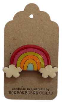 Rainbow Bok Bok Bgerk Brooch