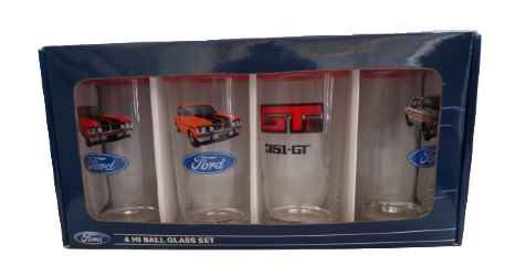 Ford 4 Hiball glass Set