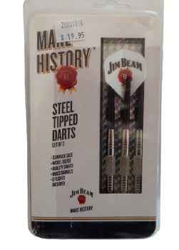 Jim Beam Steel Tipped Darts Set of 3