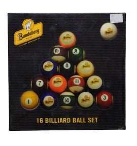 Bundaberg Rum 16 Billard Ball Set